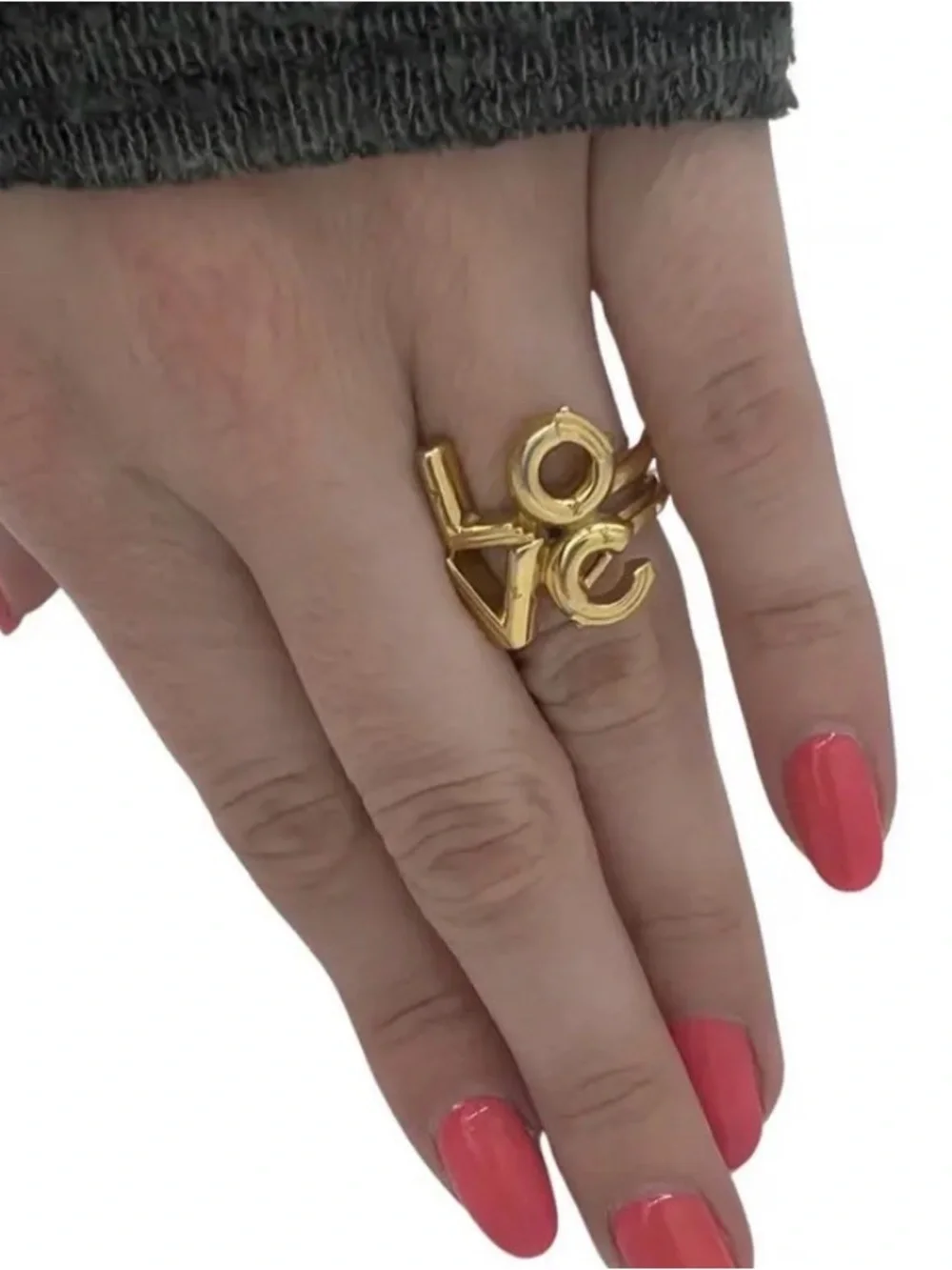 LV & Me Gold Love Ring - Picture 4 of 4